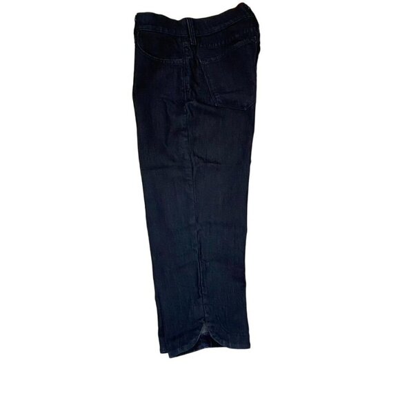 NYDJ Crop Jeans Dark Wash Sz 2 Tulip Edge  B26 - Picture 6 of 9